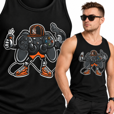 TANK TOP ANIMOWANY LET`S PLAY 2